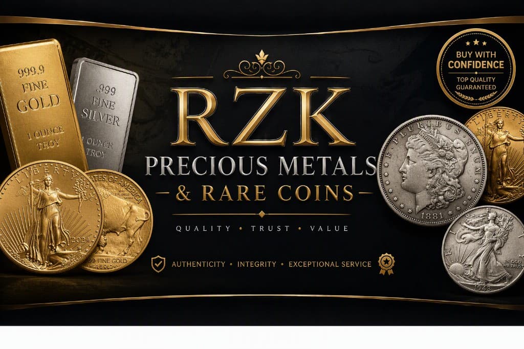 RZK Precious Metals & Rare Coins — official cover banner